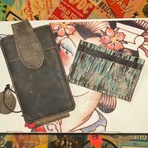 Leather Phone case && ID wallet!!